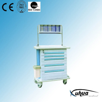 Mobiliario hospitalario, plástico ABS Hospital Médico Anestesia Cart (P-3)